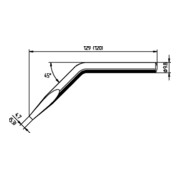 Ersa Dauerlötspitze Serie 152 abgew.B.5,3mm 0152 JD/SB-2