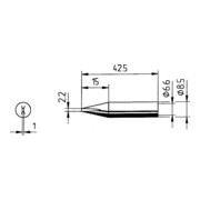 Ersa Dauerlötspitze Serie 842 meißelförmig B.2,2mm 0842 CDLF/SB-3
