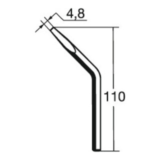 Ersa Lötspitze Serie 152 abgew.B.4,8mm 0082 JD/SB