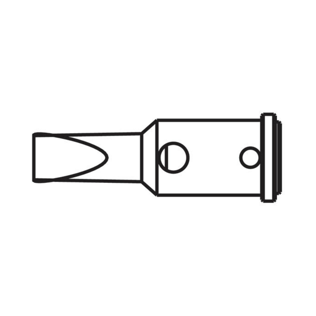Ersa Pointe de soudure 0G072VN/SB pour kit de soudage au gaz Independent