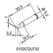 ERSA Soldeerpunt, Artikelomschrijving producent: CDLF32-3