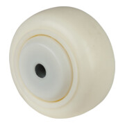 BS Rollen Ersatzrad D.100mm Trgf.300kg Ku.weiß Achs-D.12,5mm Nabenl.59mm