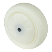 BS Rollen Ersatzrad D.150mm Trgf.650kg Ku.weiß Achs-D.12,5mm Nabenl.59mm