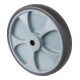 BS Rollen Ersatzrad D.250mm Trgf.300kg Gum.grau Achs-D.20mm Nabenl.60mm-1