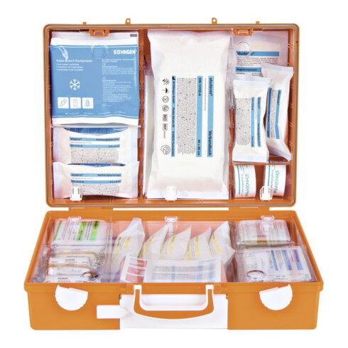 Erste Hilfe Koffer Advocat B400xH300xT150ca.mm orange SÖHNGEN
