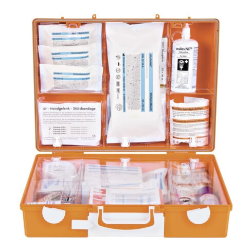 Erste Hilfe Koffer Advocat Nahrungsmittel B400xH300xT150ca.mm orange SÖHNGEN