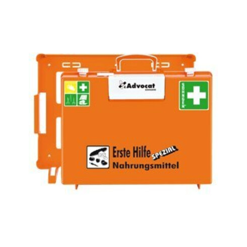 Erste Hilfe Koffer Advocat Nahrungsmittel B400xH300xT150ca.mm orange SÖHNGEN