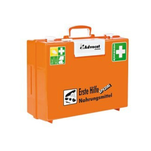 Erste Hilfe Koffer Advocat Nahrungsmittel B400xH300xT150ca.mm orange SÖHNGEN