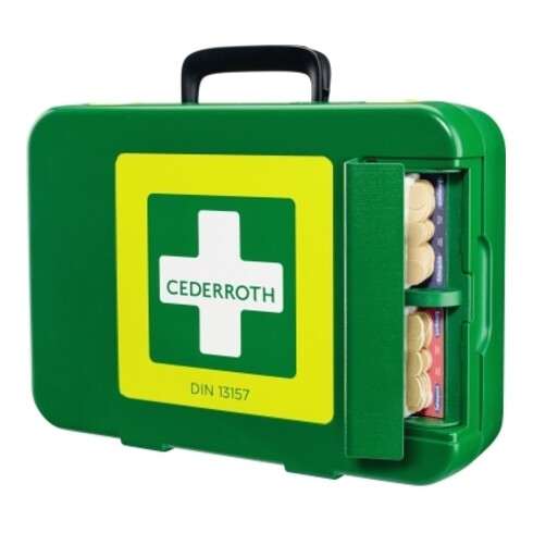 Erste Hilfe Koffer First-Aid-Kits B300xH420xT118ca.mm grün