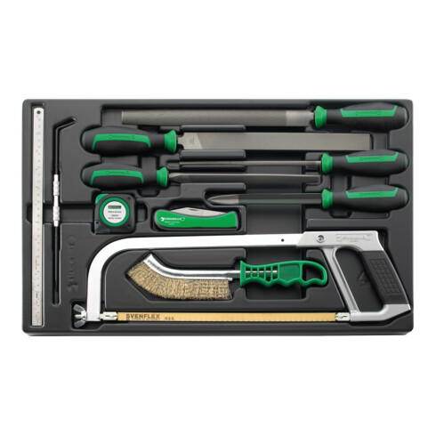ES 10670-13110/11 lime, outils de mesure etc. 11-teilig, 2120 g
