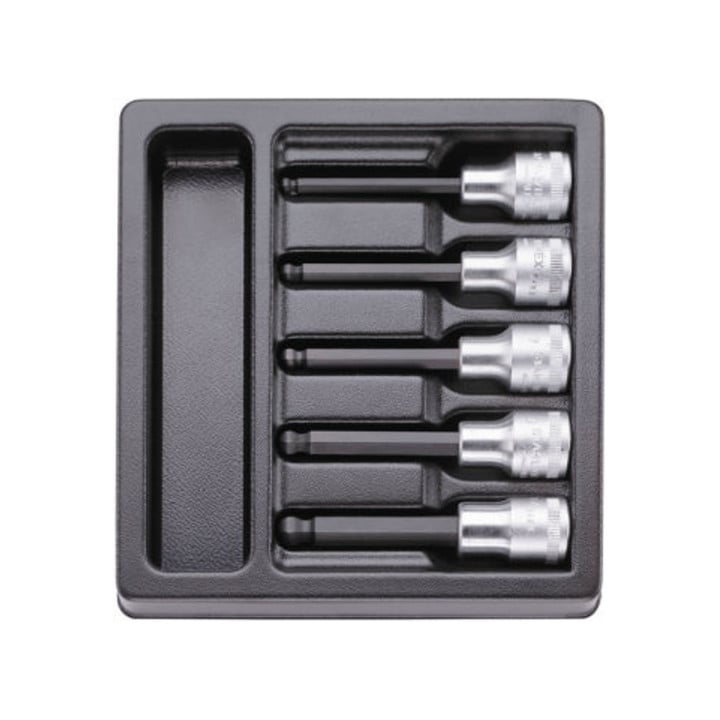 ES 54KK/5 Douilles INHEX 1/2" à pointe sphérique 5-teilig, 505 g