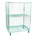 ESB Conteneur roulant en acier 1600 950 x 1350 mm 3 côtés Cr 3