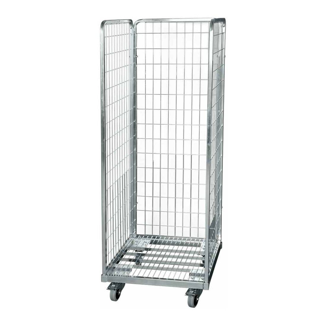 ESB Contenitore rotolante in acciaio 1490 600 x 600 mm 3 lati Cr 3