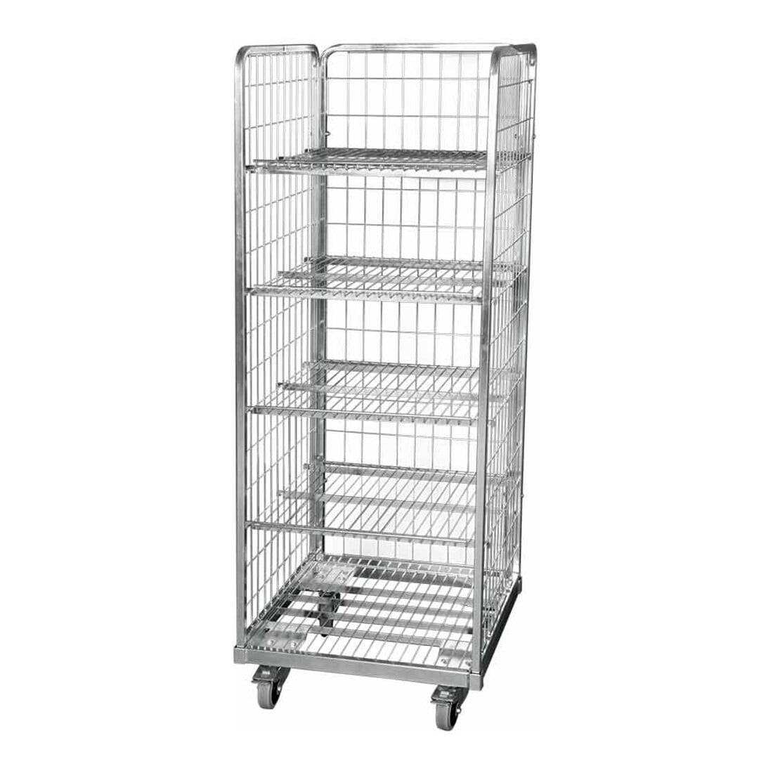 ESB Contenitore rotolante in acciaio 1490 600 x 600 mm 3 lati Cr 3