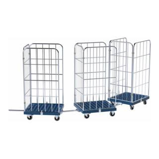 ESB Deichsel und Kupplungs-SET Cr 3 für rolltainer® mit Rollplatte 724 x 815 und 682 x 815 mm
