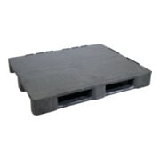 ESB Dichte zwaarbelastingspallet industrieel formaat 3 sledes zwart gerecycled 1250 kg draagvermogen-1