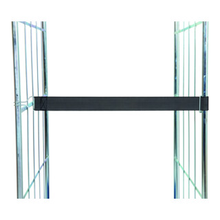 ESB Elastisch spanband 50 x 520 mm zwart 1 draaghaken 1 draadlus