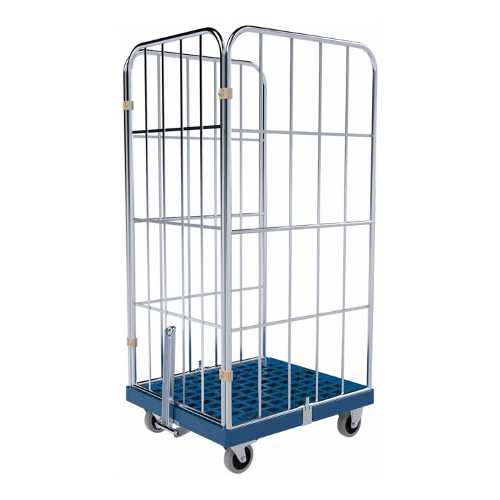ESB Ensemble timon et attelage Cr 3 pour rolltainer® avec plaque roulante 724 × 815 et 682 × 815 mm