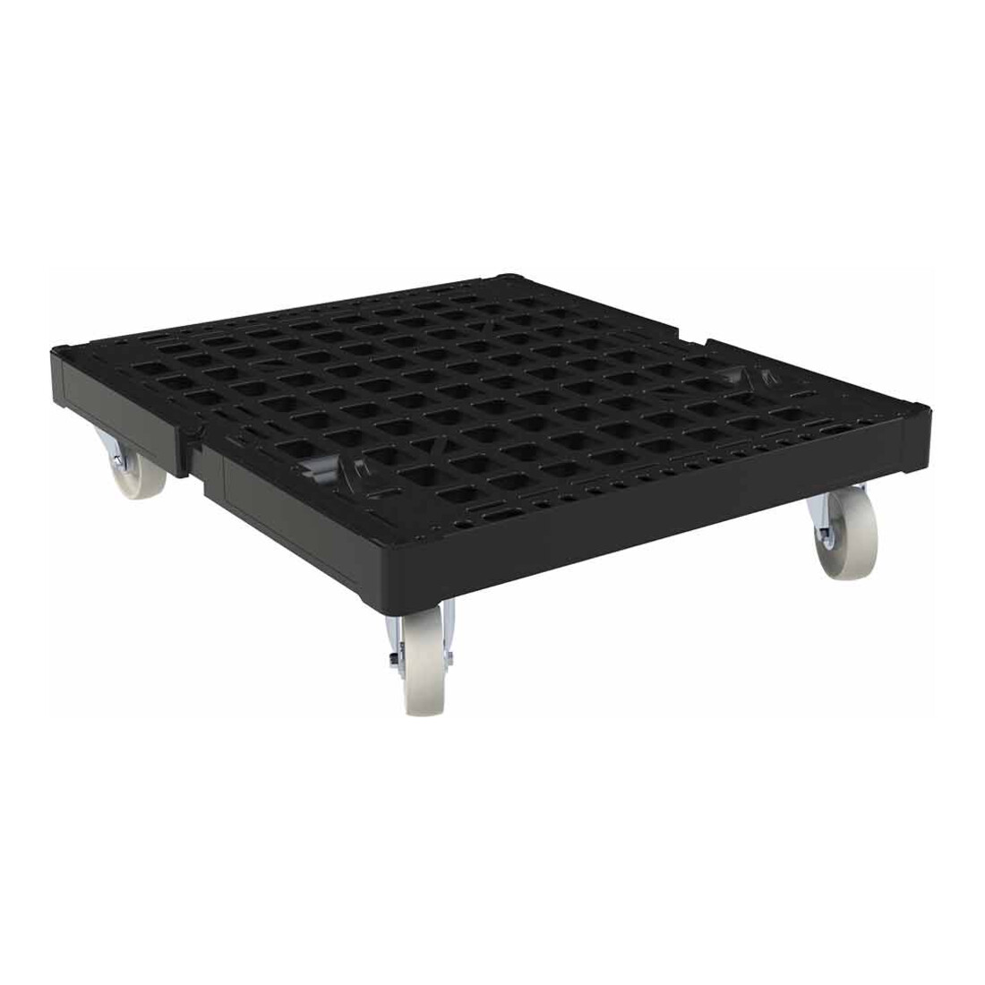 ESB Piastra rotolante KU 724 x 815 mm nera ø 108 PP polipropilene
