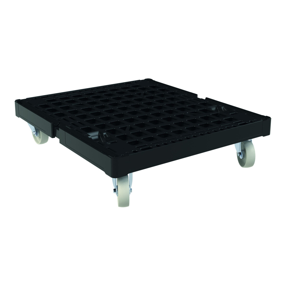 ESB Plateau roulant BASIC KU RC noir 724 × 815 mm Ø 108 PP