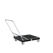 ESB Rollplaat BASIC KU 724 x 815 mm Ø 108 PP zwart met duwbeugel ME Cr3-4