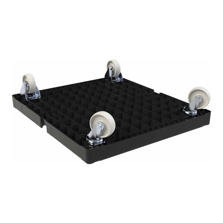 ESB Rollplaat KU 724 x 815 mm zwart ø 108 PP polypropyleen