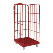 ESB rolltainer® 1450 KU 724 x 815 mm 3 lati rosso-1