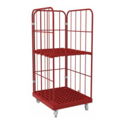 ESB rolltainer® 1450 KU 724 x 815 mm 3 lati rosso-3