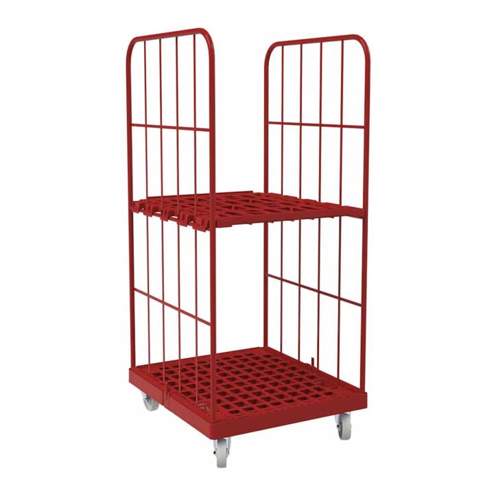 ESB rolltainer® 1450 KU 724 x 815 mm rood 2-zijdig