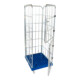 ESB rolltainer® 1650 KU bleu 724 x 815 mm parois avant pivotantes 4 côtés Cr 3