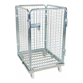 HMH rolltainer® ADB 1020 ME 710 x 800 mm 4-seitig 1 Tür Cr 3