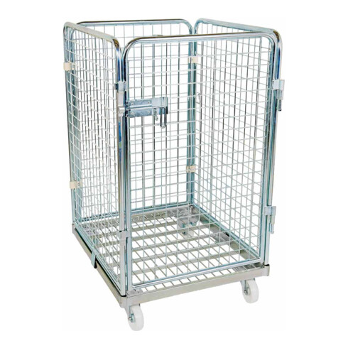 HMH rolltainer® ADB 1020 ME 710 x 800 mm 4-seitig 1 Tür Cr 3