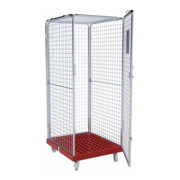 ESB rolltainer® ADB 1600 KU rosso 724 x 815 mm 5 lati 1 porta Cr 3-1