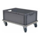 ESB Rollwagen rolldolly® ALU 420 x 618 mm Ø 80 TPE