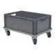 ESB Rollwagen rolldolly® ALU 420 x 618 mm Ø 80 TPE