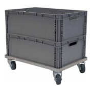 ESB Rollwagen rolldolly® ALU 420 x 618 mm Ø 80 TPE-4