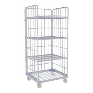 ESB Scaffale a rotelle 1600 ME 800 x 710 mm 3 lati inclinati 20° 3 ZWB inseribili