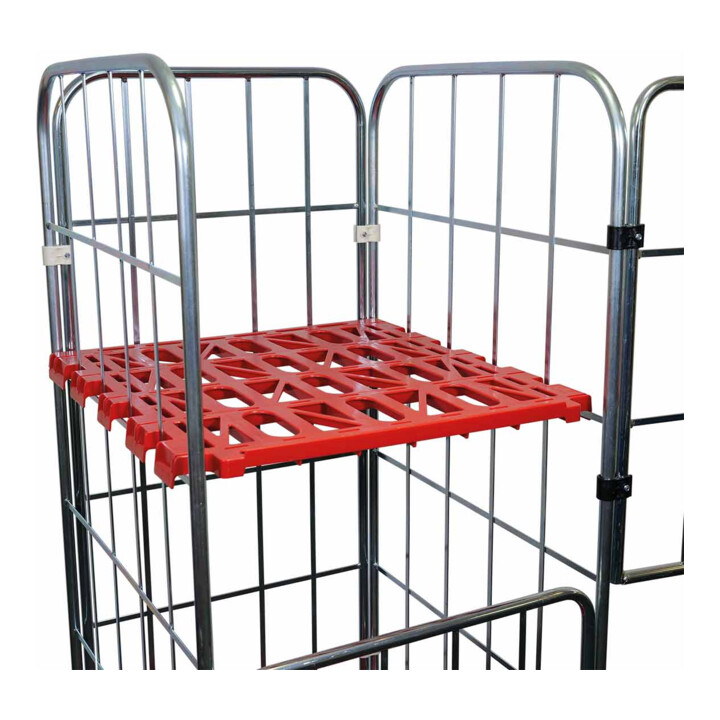 ESB Tussenbodem KU rood voor rolltainer® 724 x 815 mm 4-zijdig