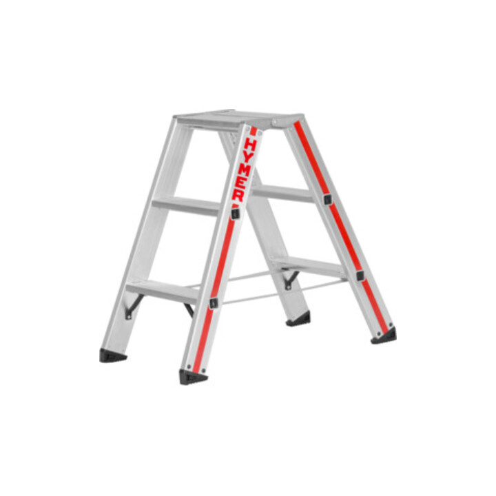 Escabeau double à marches, 2x2 marches Hymer