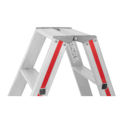Escabeau double à marches, 2x4 marches Hymer