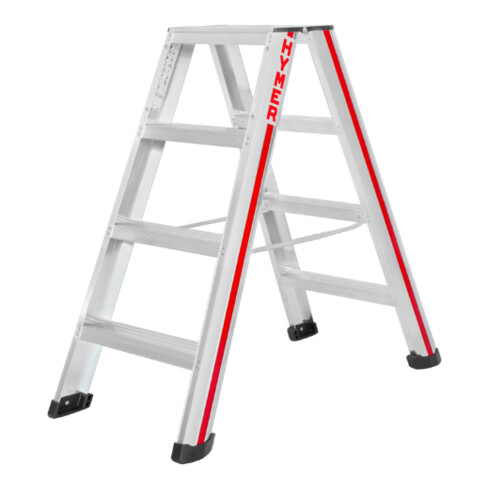 Escabeau double à marches, 2x4 marches Hymer