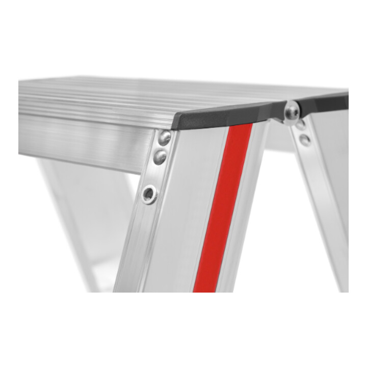 Escabeau double à marches, 2x4 marches Hymer