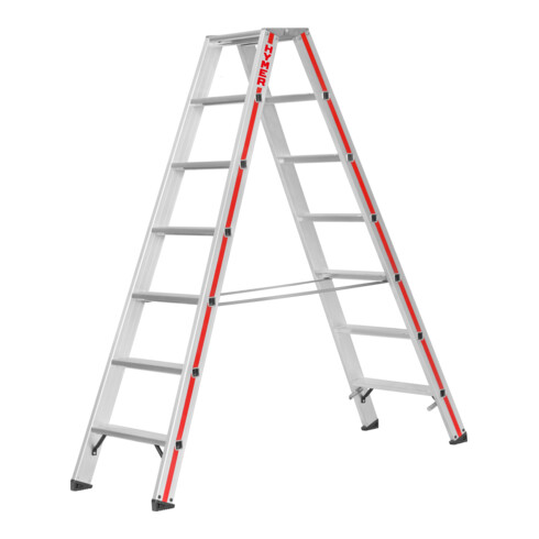Escabeau double à marches, 2x6 marches Hymer