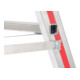 Escabeau double à marches avec roulettes, 2x4 marches Hymer-5
