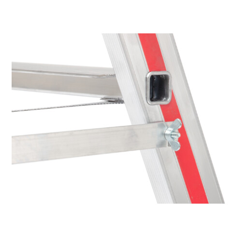 Escabeau double à marches avec roulettes, 2x4 marches Hymer