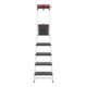 Hailo L100 TopLine, escabeau de sécurité en aluminium, 5 marches-2