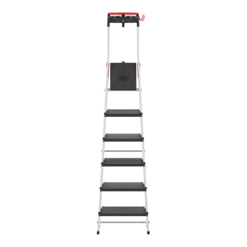 Hailo L100 TopLine, escabeau de sécurité en aluminium, 6 marches