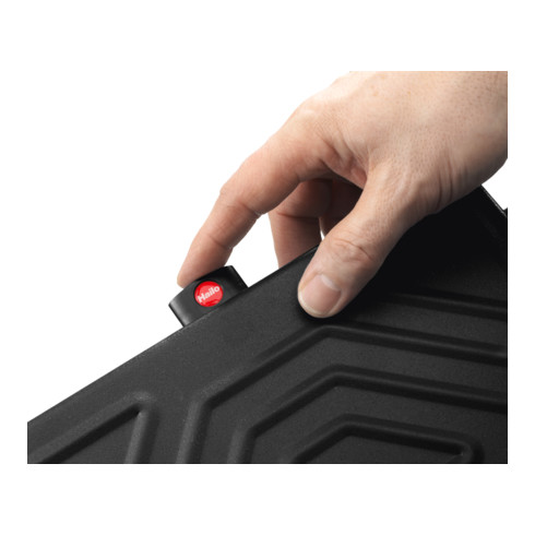 Hailo L100 TopLine, escabeau de sécurité en aluminium, 7 marches