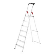 Hailo L60 StandardLine, escabeau de sécurité en aluminium, 7 marches