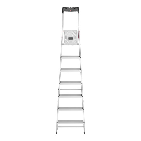 Hailo L60 StandardLine, escabeau de sécurité en aluminium, 7 marches